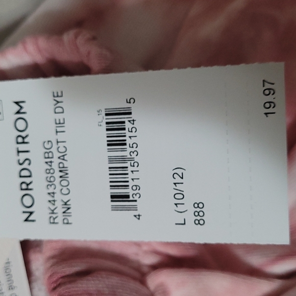 Pink tie dye pants - Picture 2 of 3